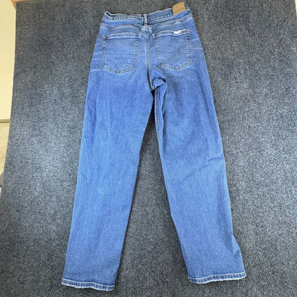 American Eagle Outfitters Strigid Jeans Women 29x29 Blue Denim Cotton Distressed - Picture 12 of 13